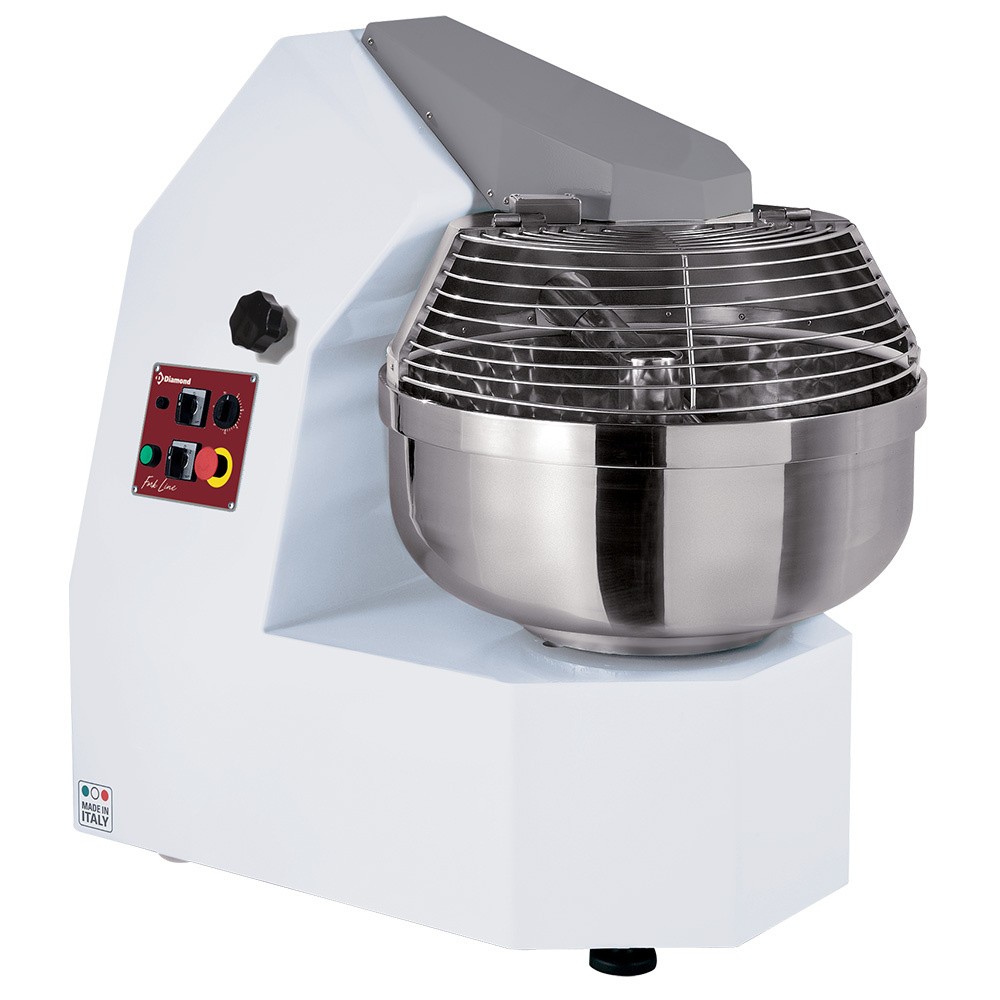 Malaxor cu furcă, 60 kg, 2 viteze - Temporizator, pe roți