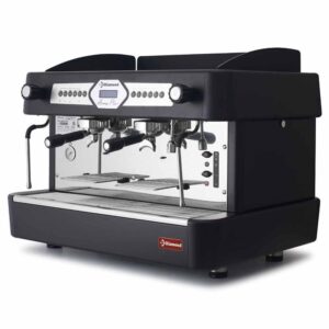 Mașină de cafea cu 2 grupuri automată cu afișaj - NEGRU